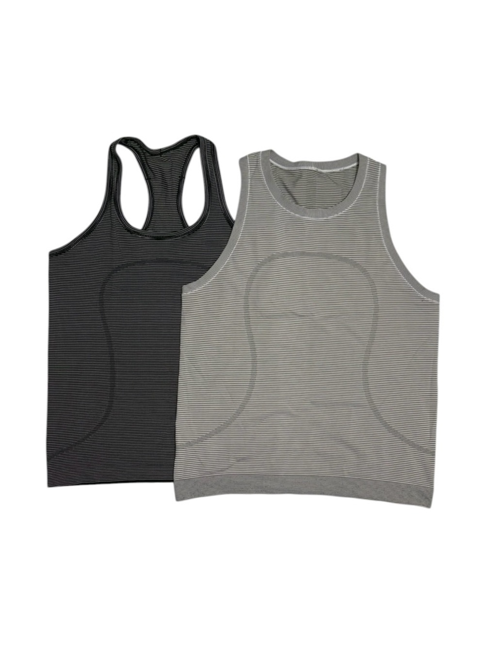 Lululemon 2-pack swiftly tech striped tank tops - Picture 2 of 6